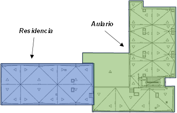 Plano Residencia y aulario